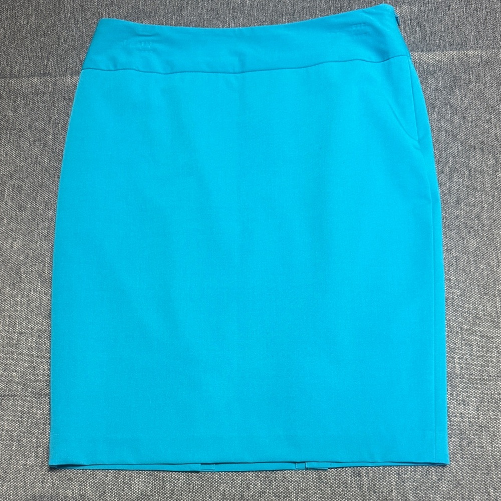 Liz Claiborne Vibrant Teal Pencil Skirt